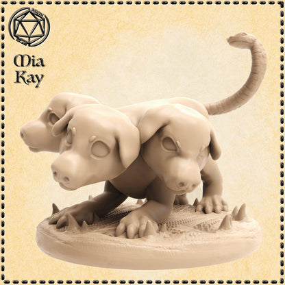 Baby Cerberus miniature by M3DM