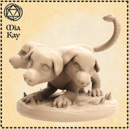 Baby Cerberus miniature by M3DM