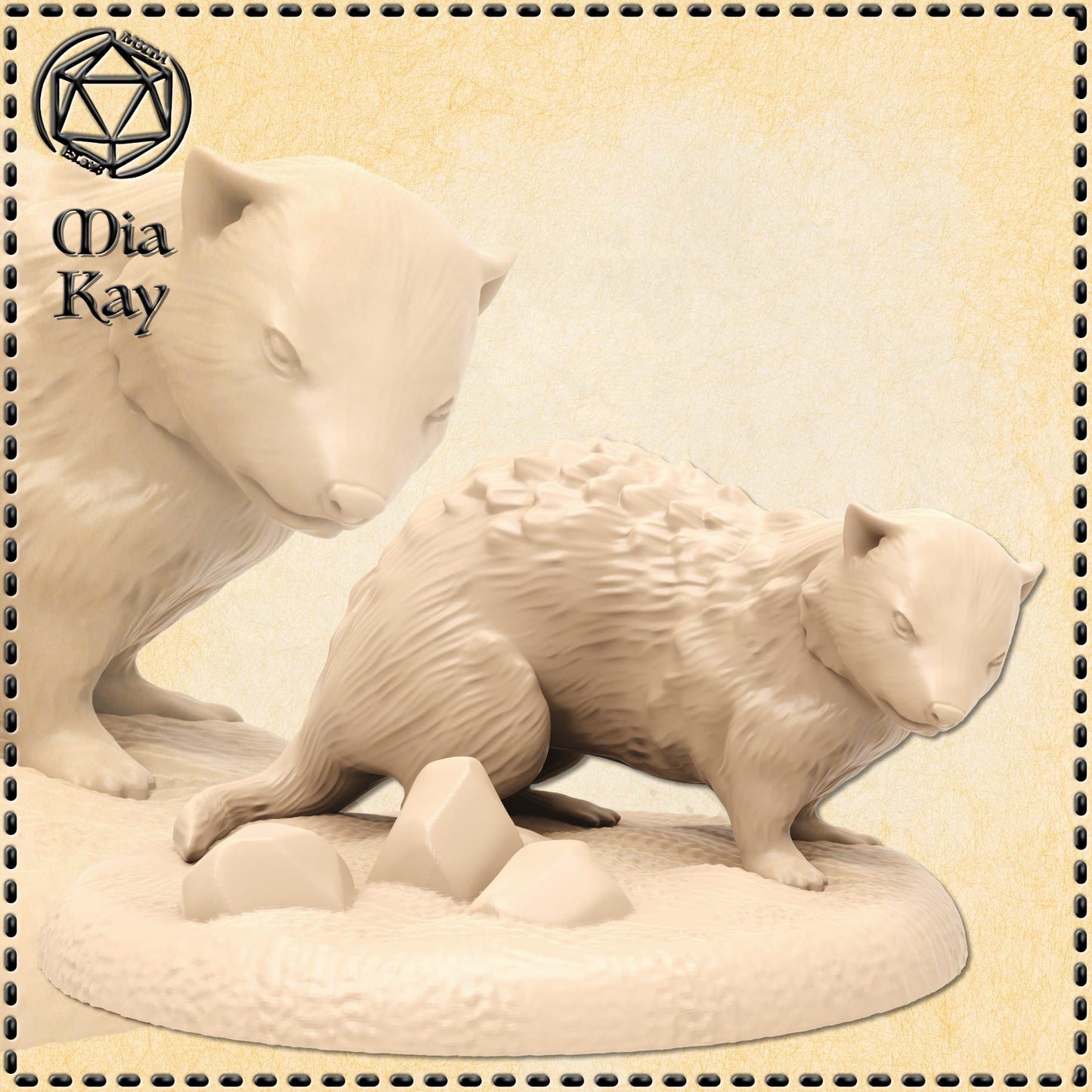 Ferret miniature by M3DM