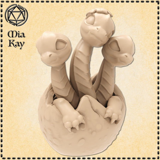 Baby Hydra miniature by M3DM