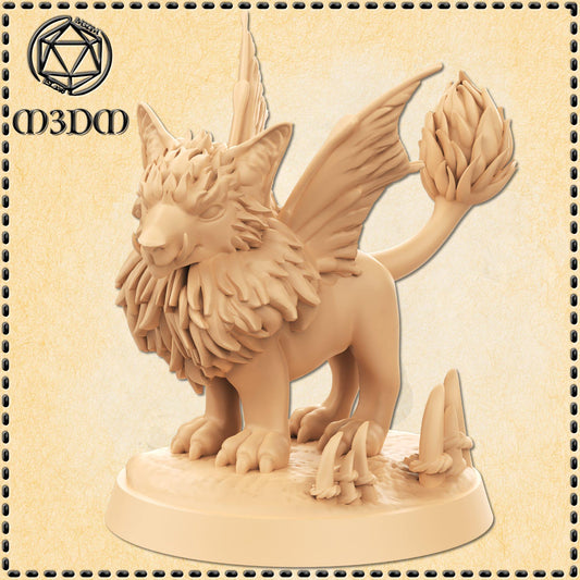 Baby Lion Drake miniature by M3DM