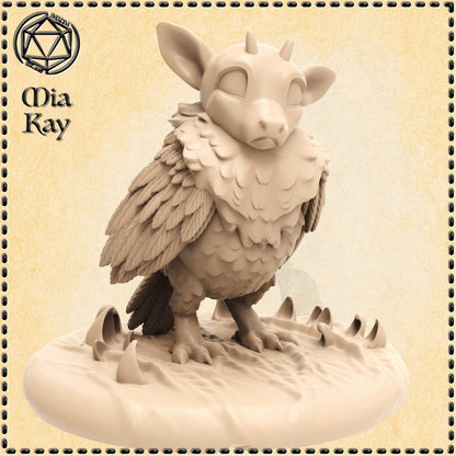 Baby Peryton miniature by M3DM