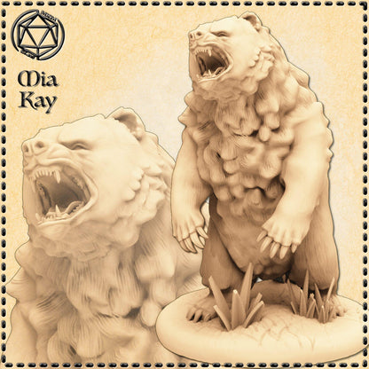 Bear miniature by M3DM
