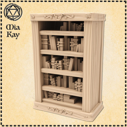 Large Bookshelf miniature by M3DM