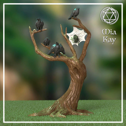 Raven Tree miniature by M3DM