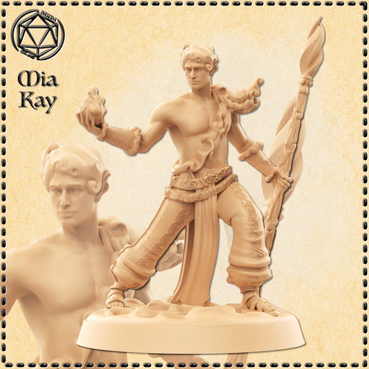 Windborn Male miniature by M3DM