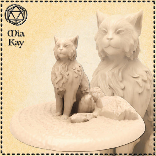 Cat miniature by M3DM