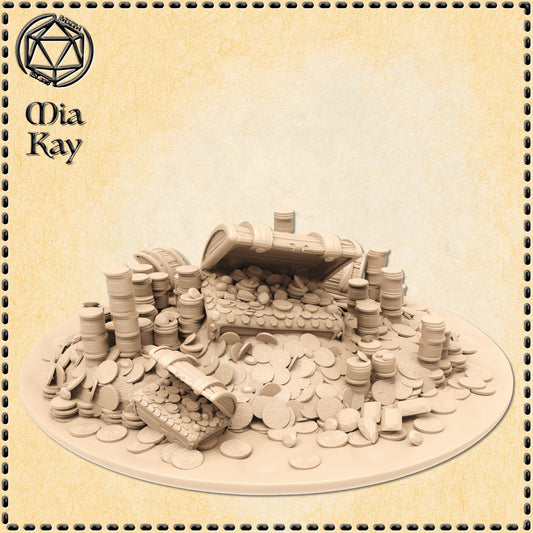 Treasure Pile miniature by M3DM