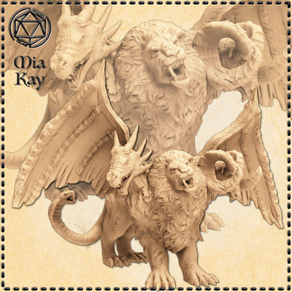 Chimera miniature by M3DM