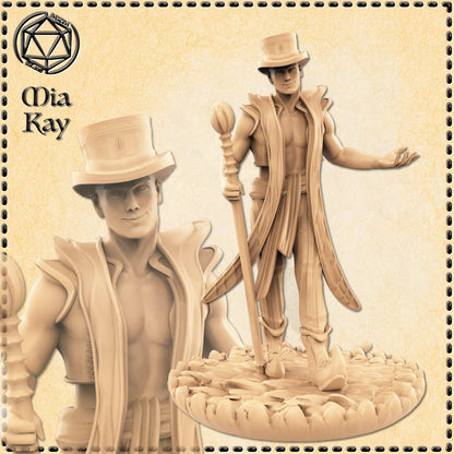 Circus Ringmaster Human and Mutant miniature by M3DM