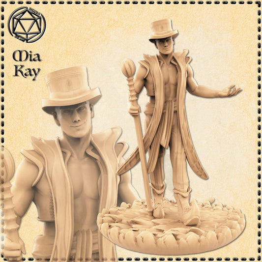 Circus Ringmaster Human and Mutant miniature by M3DM