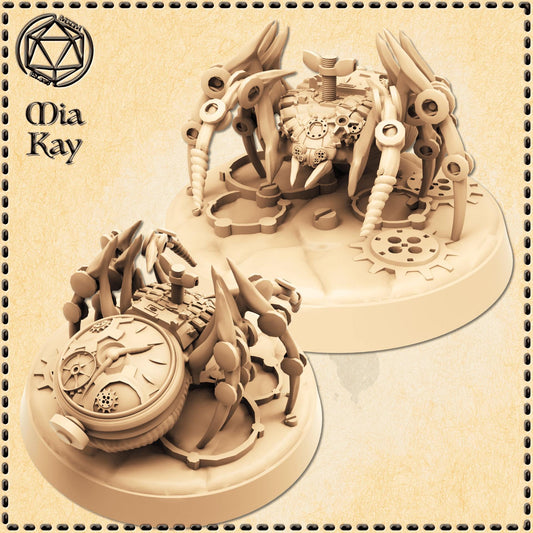 Clockwork Spider miniature by M3DM