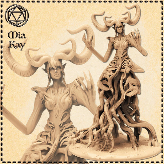 Cursed Dryad miniature by M3DM