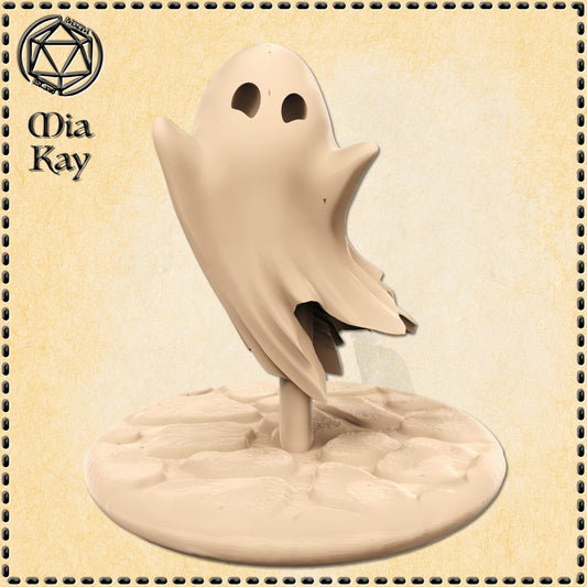 Cute Ghost miniature by M3DM