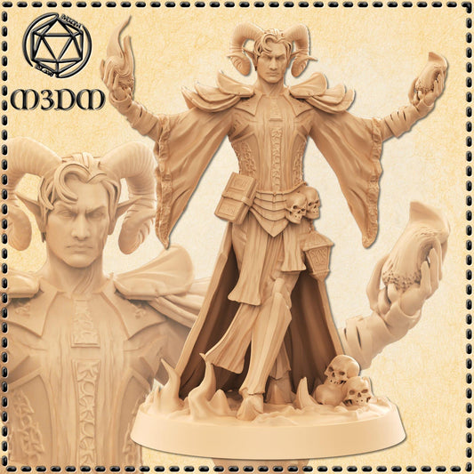 Demonic Cleric miniature by M3DM