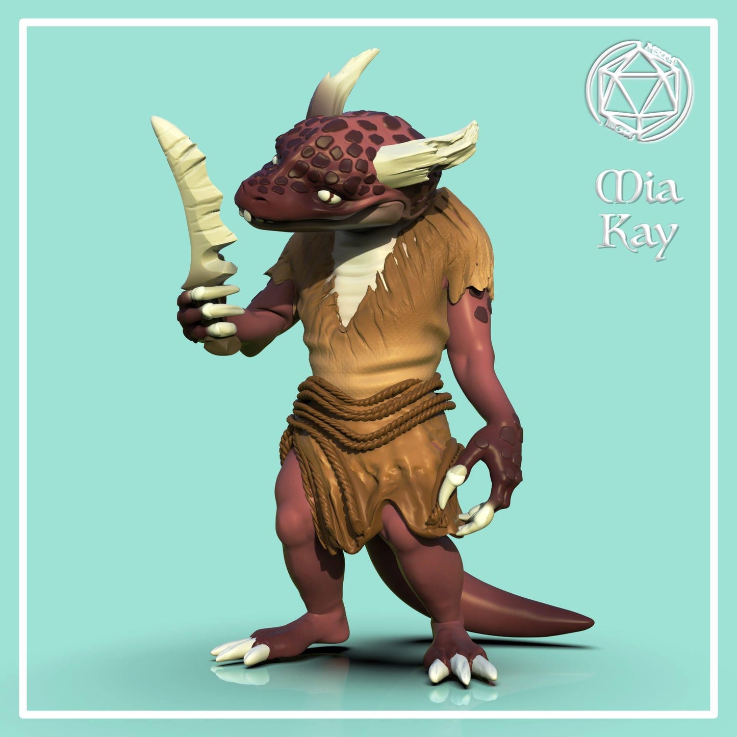 Funny Kobold miniature by M3DM