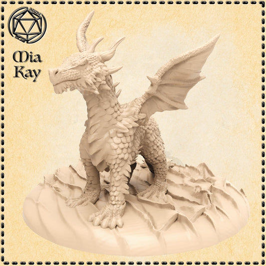 Dragonling Casual miniature by M3DM