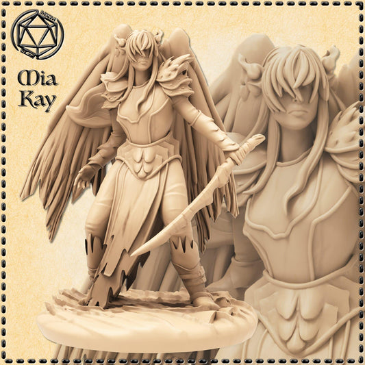 Fallen Angel miniature by M3DM