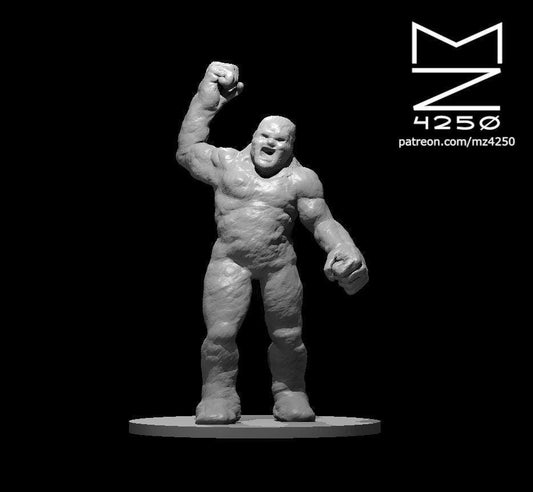 Clay Golem miniature by MZ4250