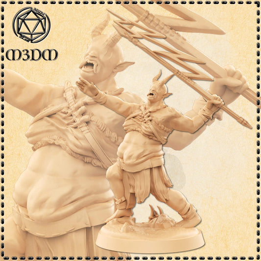 Female Elophar Giant miniature by M3DM