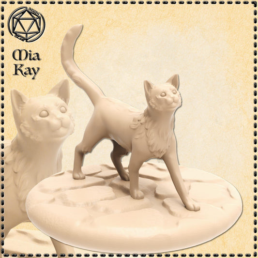 Happy Cat miniature by M3DM
