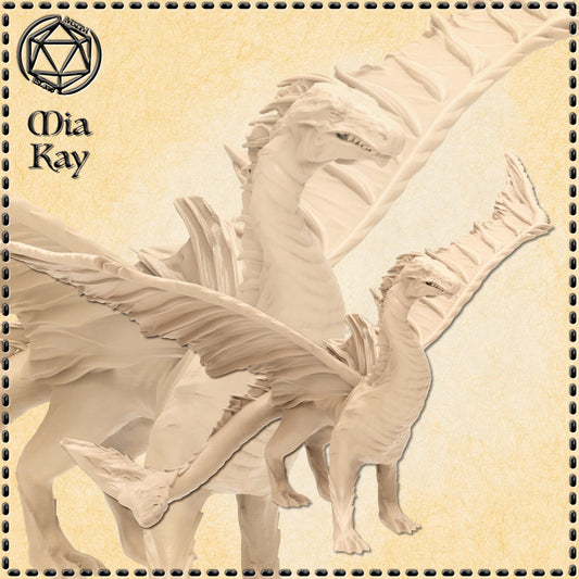 Killer Whale Dragon miniature by M3DM