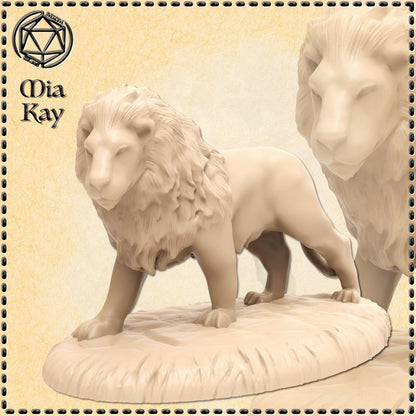 Lion miniature by M3DM