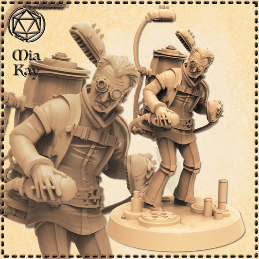 Mad Scientist miniature by M3DM