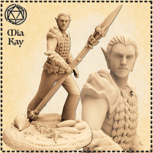Male Triton miniature by M3DM