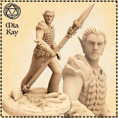 Male Triton miniature by M3DM