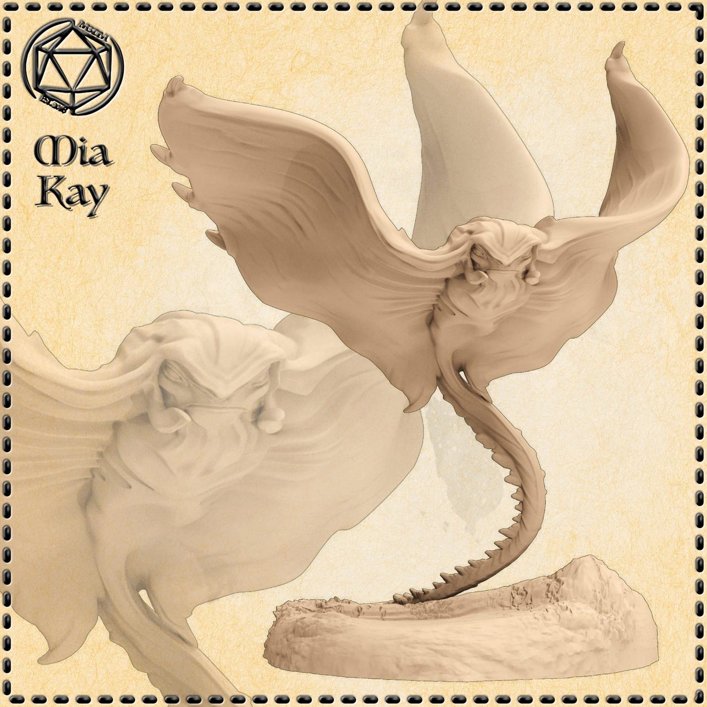 Manta Cave Bat V3 miniature by M3DM