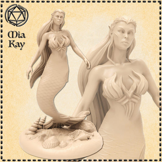 Mermaid miniature by M3DM