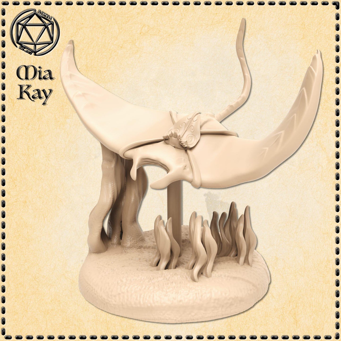 Manta Ray Mount miniature by M3DM