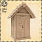 Mimic Outhouse miniature by M3DM