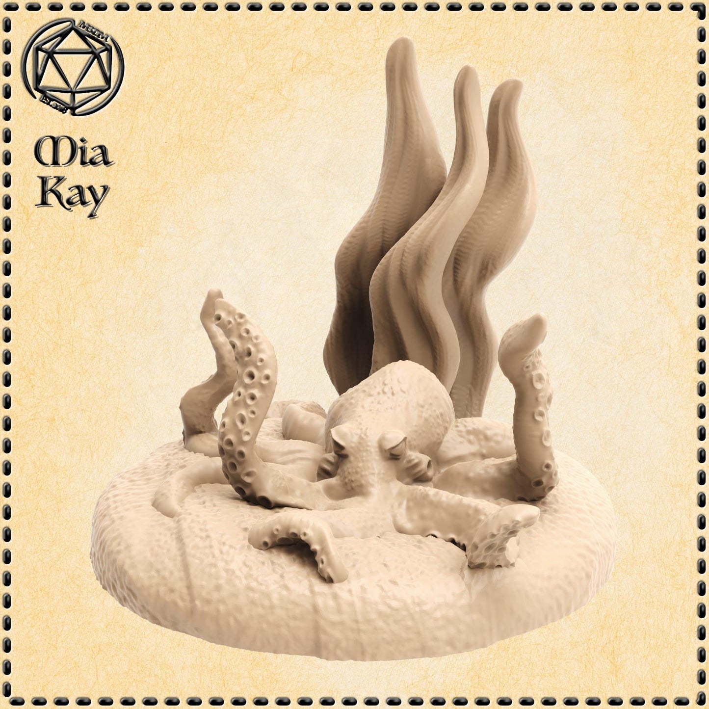 Octopus miniature by M3DM