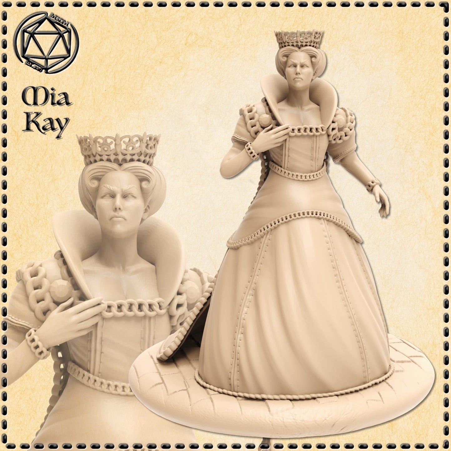 Queen miniature by M3DM