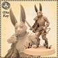Rabbitfolk Rogue miniature by M3DM