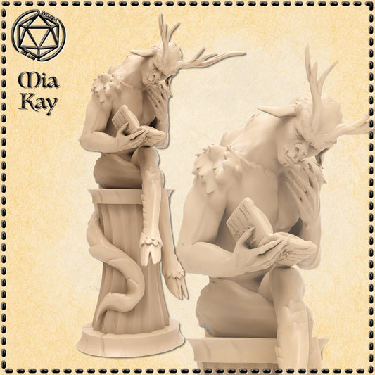 Scholarly Satyr miniature by M3DM