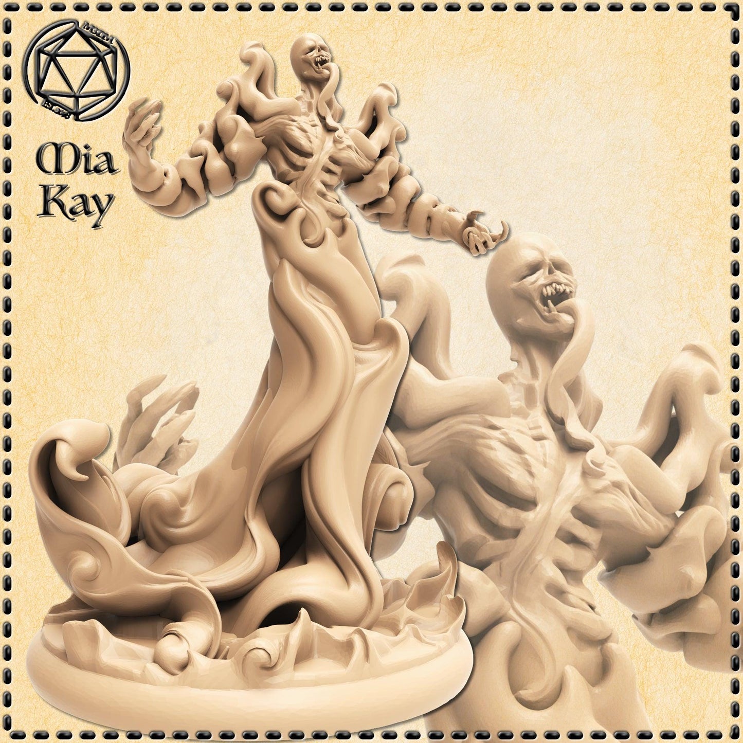 Shadow Wraith miniature by M3DM