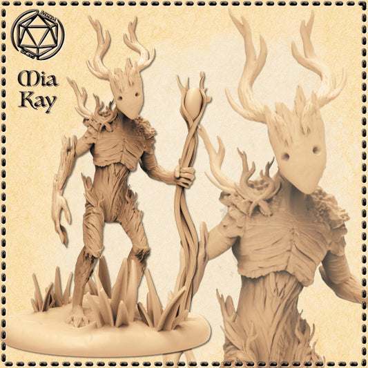 Spriggan Druid miniature by M3DM