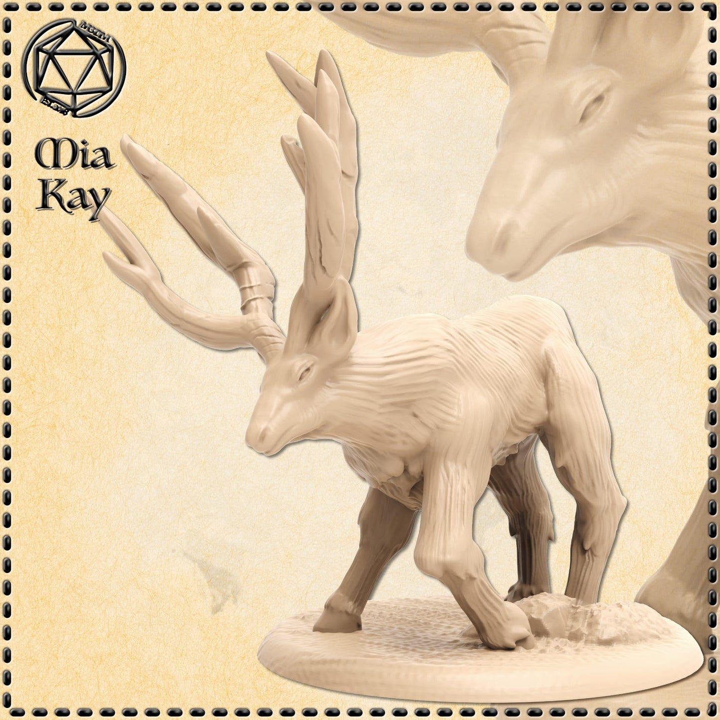 Stag miniature by M3DM