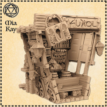 Tinkerer Traveling Cart miniature by M3DM
