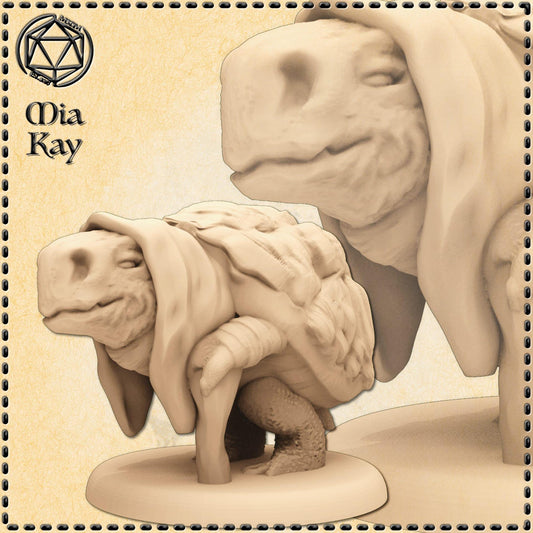 Tortle miniature by M3DM