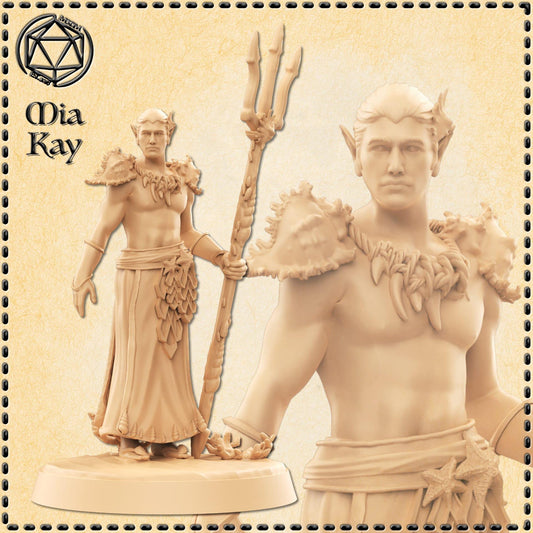 Waterborn Male miniature by M3DM