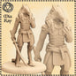 Wolf Samurai miniature by M3DM