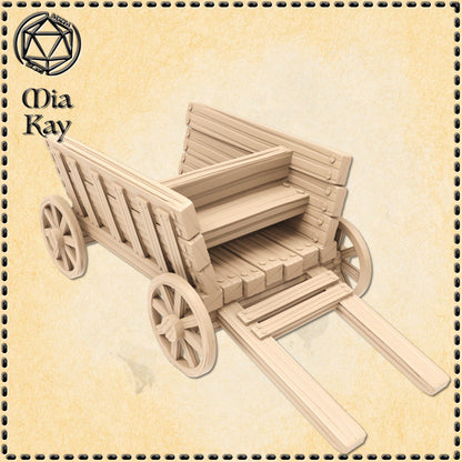 Empty Wagon miniature by M3DM