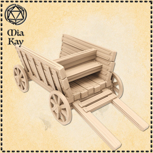 Empty Wagon miniature by M3DM