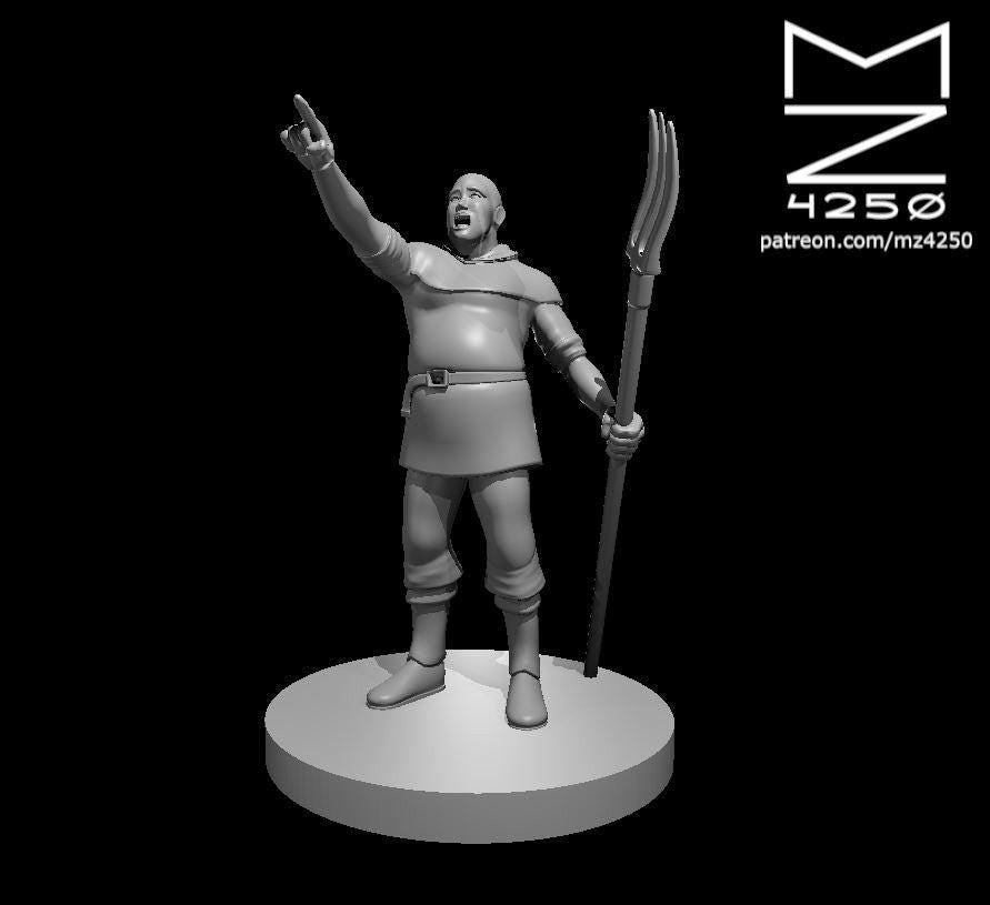 Male Commoner miniature by MZ4250