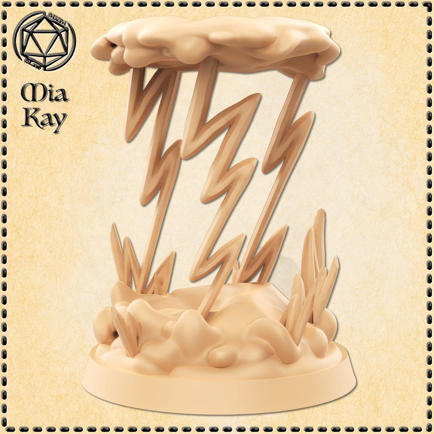 Lightning Storm miniature by M3DM