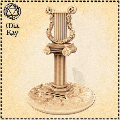 Lyre miniature by M3DM